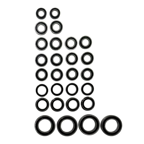 Hobby Station - Chrome Steel ABEC 5 Bearing Kit - Team Associated RC10 4WD Team Car Kit