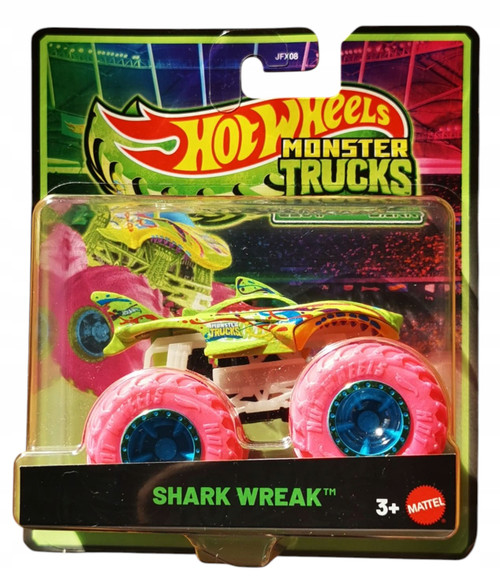 Hot Wheels Monster Trucks 1:64 Glow In The Dark Shark Wreak