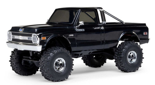 1/30 SCX30 Chevrolet K10 4X4 RTR Brushed Rock Crawler (Battery & Charger Included), Black by Axial