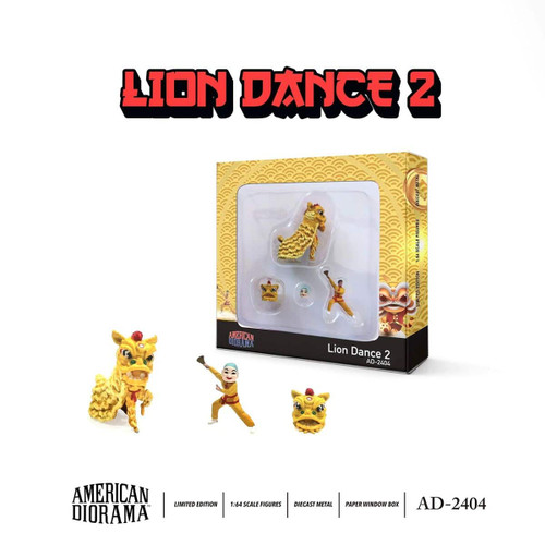 1:64 Figure Set:  Lion Dance 2