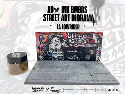 1:64 Street Art Diorama: LA Lowrider