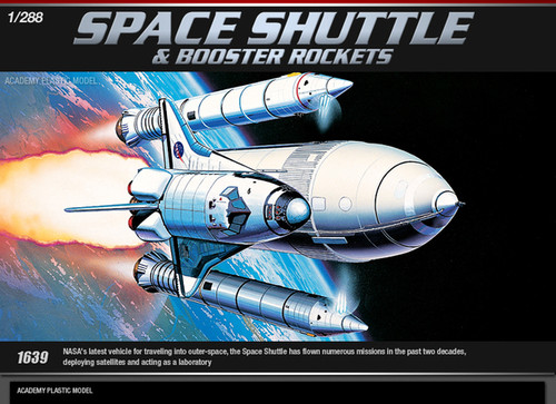 ACADEMY 1/288 SPACE SHUTTLE WITH BOOSTER ROCKETS
