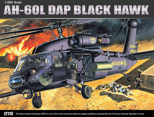 ACADEMY 1/35 AH-60L DAP BLACKHAWK
