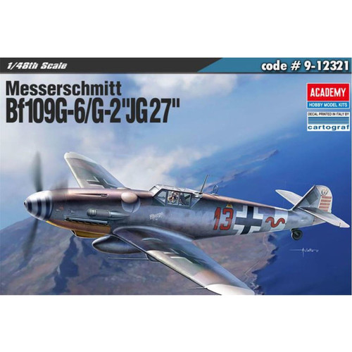 ACADEMY 1/48 MESSERSCHMITT BF109G-6/G-2