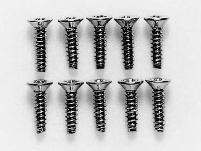 Tamiya 2 X  8 C/SUNK TAP SCREW(10 PCE 50574