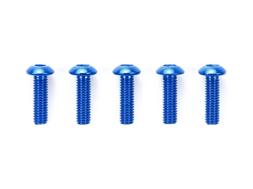 Tamiya 3 x 10mm SOCKET SCREW (5)BLUE 53767