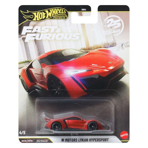 Hot Wheels Premium2026 Fast & Furious 25th Anniversary W Motors Lykan Hypersport