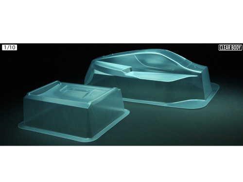 Tamiya RC - Neo Scorcher Body & Wing (Clear)