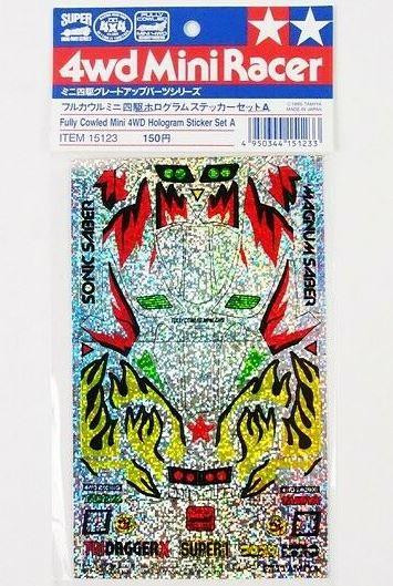 Tamiya MINI 4WD HOLOGRAM STICKER-F/CL 15123