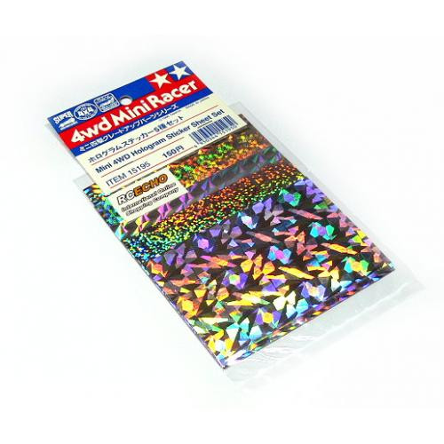 Tamiya MINI 4WD HOLOGRAM STICKERS 15195