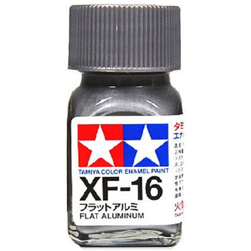 Tamiya XF16 ENAMEL FLAT ALUMINIUM 8116