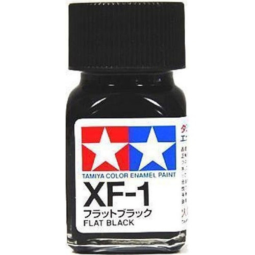 Tamiya XF1 ENAMEL FLAT BLACK 8101