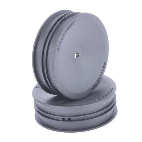 Schumacher - Wheel Off-Road 2WD Slim Front - Hex - Black - pr