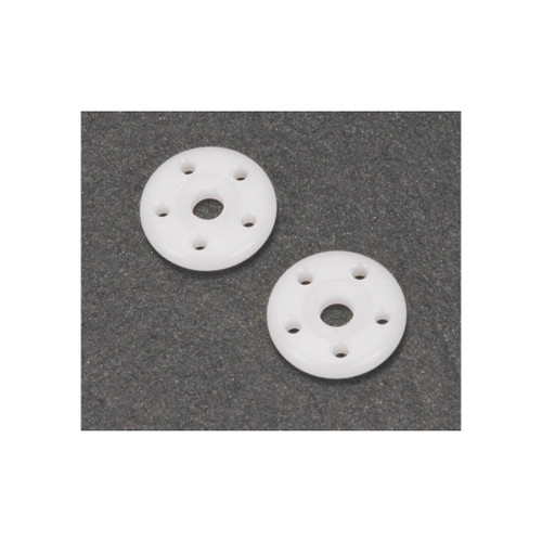 Schumacher - Big Bore Piston; 5 Hole White 1.5 Rounded (pr)