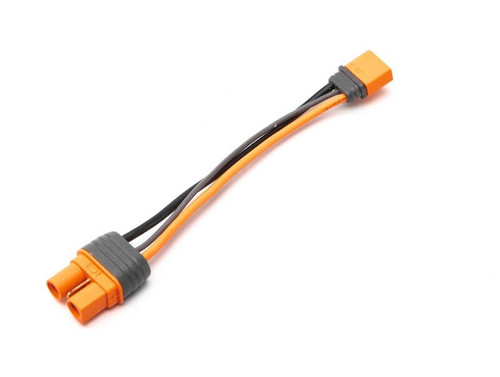 Adapter: IC3 Battery / IC2 Device; 6" Grom IC2 to IC3 Charger Adapter by Spektrum [SPMXCA320]
