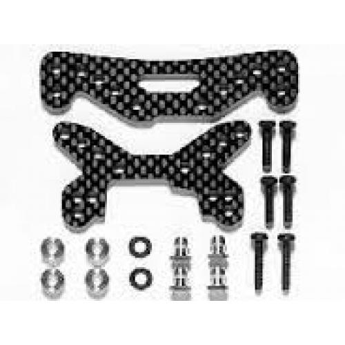 Tamiya TA04 CARBON DAMPER STAY FRONT 53460