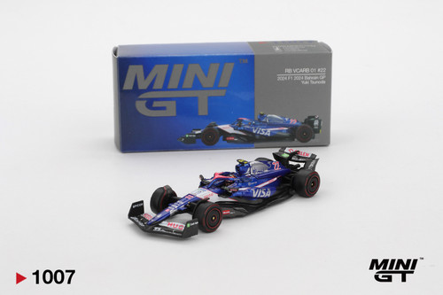 Mini GT RB VCARB 01 #22 Yuki Tsunoda 2024 F1 2024 Bahrain GP