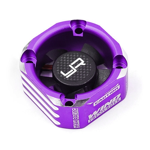 Aluminum Case 30mm Booster Cooling Fan Purple
