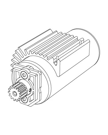 MJX Hyper Go 14211 Brushless Motor With Fan & Pinion [B2852C]