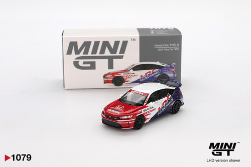 Mini GT Honda Civic TYPE R 2024 Pace Car HRC