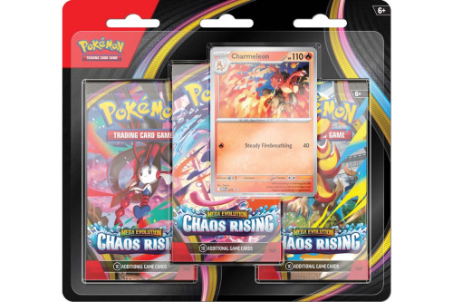 Pokemon TCG Mega Evolutions Chaos Rising 3-Booster Blister