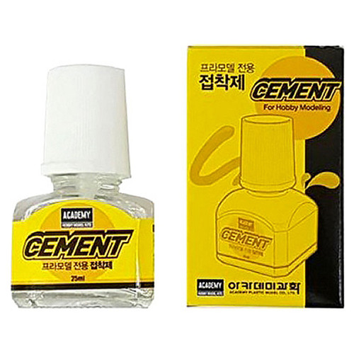ACADEMY PLASTIC KIT 25ml CEMENT