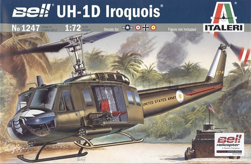 ITALERI 1/72 UH-1D HUEY W/RNZAF DECALS