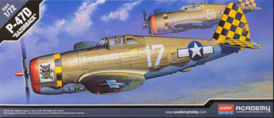 ACADEMY 1/72 P-47D T/BOLT "RAZOR BACK"