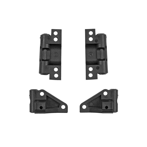Team Associated RC10 Front and Rear Arm Mounts (Black)