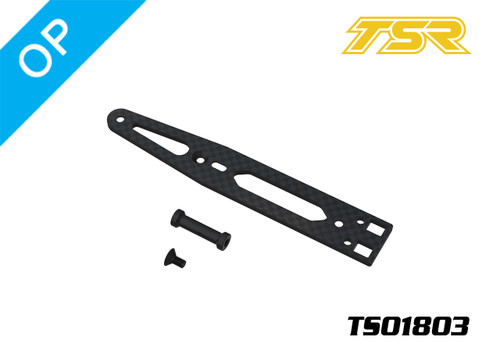 Team Saxo Racing - GT-300W-V4 2.5mm Graphite Servo Holder