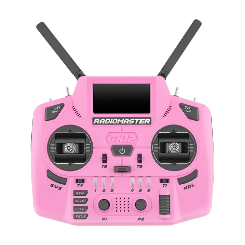 Radiomaster GX12 Crush Dual-Band Radio Controller ( ELRS / M2 ) - HOT PINK