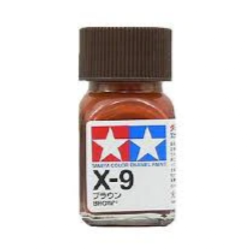 Tamiya X9 ENAMEL BROWN 8009