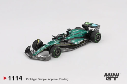 Mini GT Aston Martin AMR24 #18 Lance Stroll 2024 F1 2024 Canadian GP