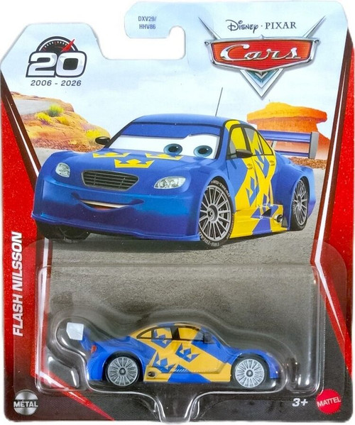 Disney Pixar Cars 20th Anniversary - Flash Nilsson Diecast JJW75