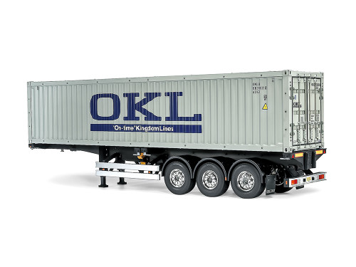 Tamiya 56377 Off-Road Ready 40ft 3-Axle Container Trailer 1/14