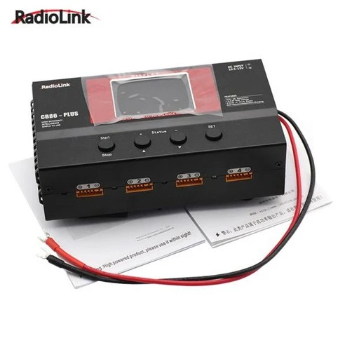 Radiolink CB86 Plus Balance Charger 0.1-6A For 1-6S Lipo Lithium Battery Charger For FPV, Drone, and Helicopter