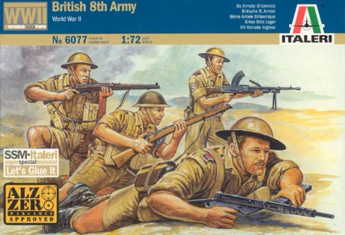 ITALERI 1/72 WWII BRITISH 8TH ARMY
