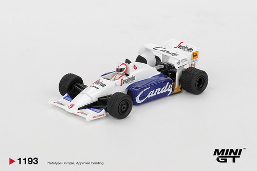 Mini GT Toleman TG184 #20 Johnny Cecotto 1984 Monaco Grand Prix