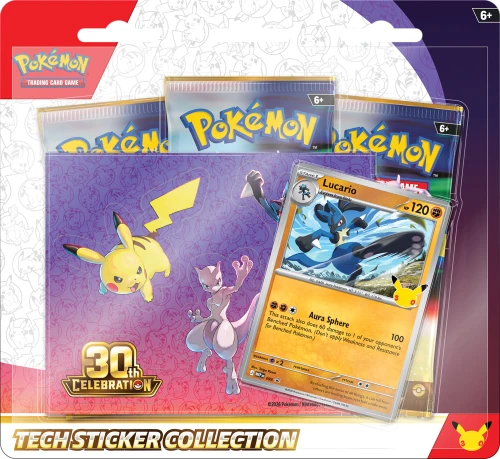 Pokémon TCG: 30th Celebration Tech Sticker Collection