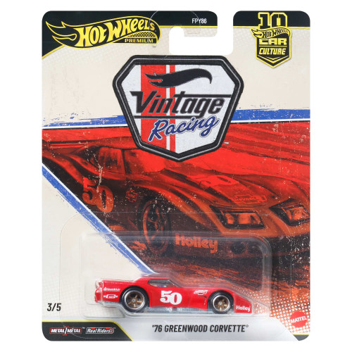 Hot Wheels Premium Vintage Racing ’76 Greenwood Corvette FPY86-JKF24