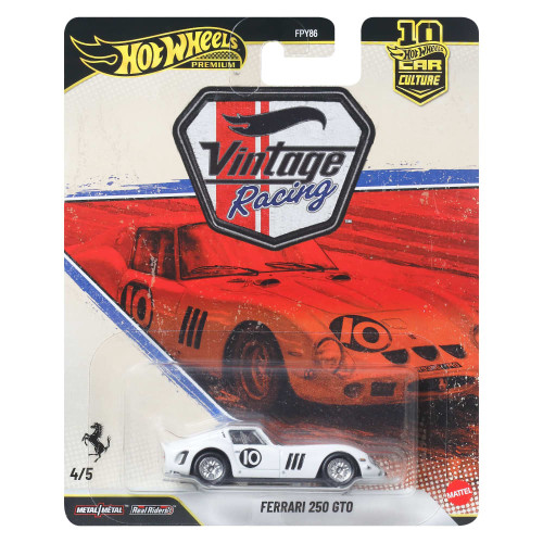 Hot Wheels Premium Vintage Racing Ferrari 250 GTO FPY86-JKF25