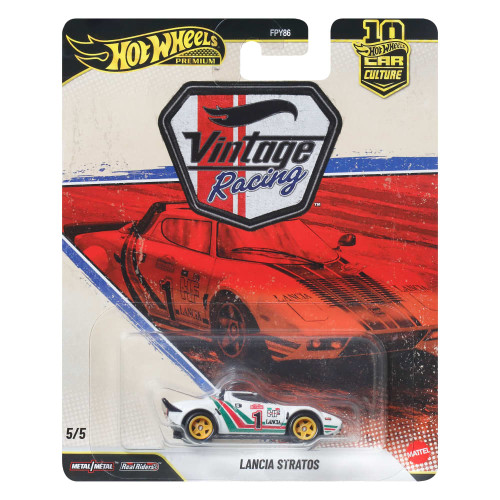 Hot Wheels Premium Vintage Racing Lancia Stratos FPY86-JKF26