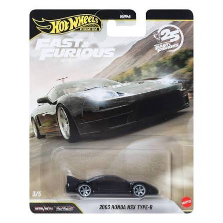 Hot Wheels Premium2026 Fast & Furious 25th Anniversary 2003 Honda NSX Type-R