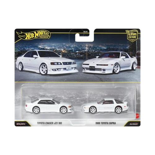Hot Wheels Premium Car Culture Toyota Chaser JZX100 & 1989 Toyota Supra 2 Pack