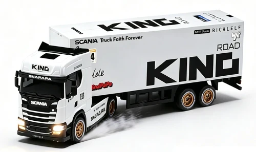 WNF 1/64 RC Truck with LED Lights, 2.4GHz Remote Control