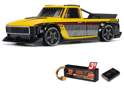 1/12 ARRMA INFRACTION GROM 3S 80kph Yellow RTR RC Car Including Battery and Charger
