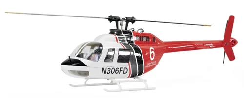 Flywing Bell206 GPS 6Ch RC Helicopter - Two Blades RTF