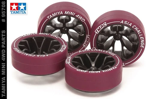LTD TAMIYA MINI 4WD SDLFLP TIRE & Y SPOKE