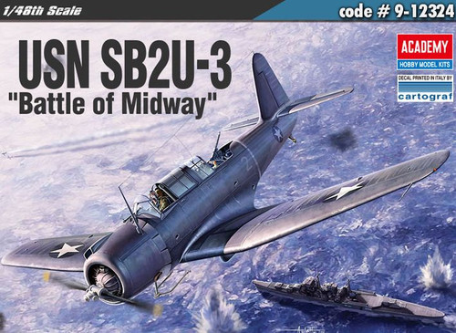 ACADEMY 1/48 SB2U-3 BATTLE OF MIDWAY