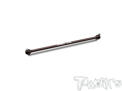T-Works - Steel Center Rear Drive Shaft 111mm ( Team Associated RC8 B4.2 Team Kit)